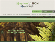 Tablet Screenshot of haydenlasik.com
